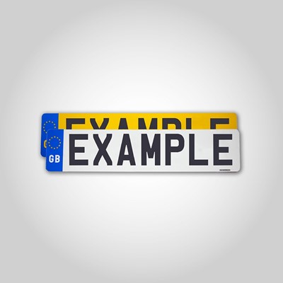 Novuna  Number Plates - CMS Ordering Code Only