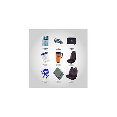 **DISCONTINUED**  LCV Gift Pack - Including Two Single Branded Seat Covers