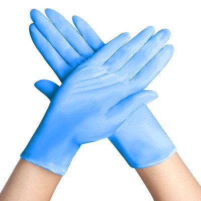 Nitrile Gloves Size M - Each Box Contains 100 Gloves (50 Pairs)